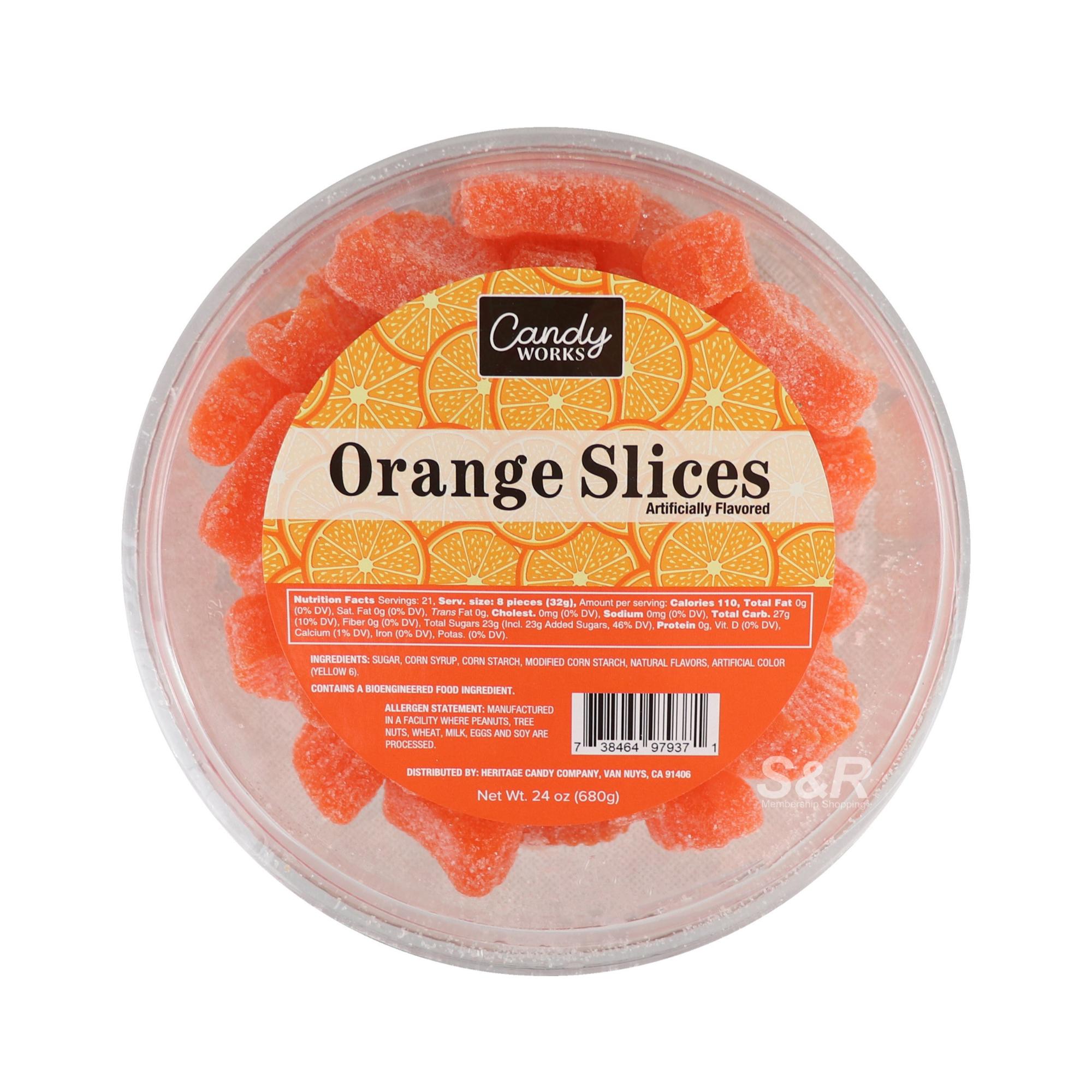 Candy Works Orange Slices Candy 680g Candy Works Orange Slices Candy 680g